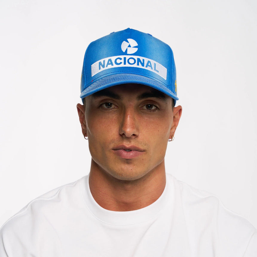 Ayrton Senna cap, Nacional, replica, blue, 2025