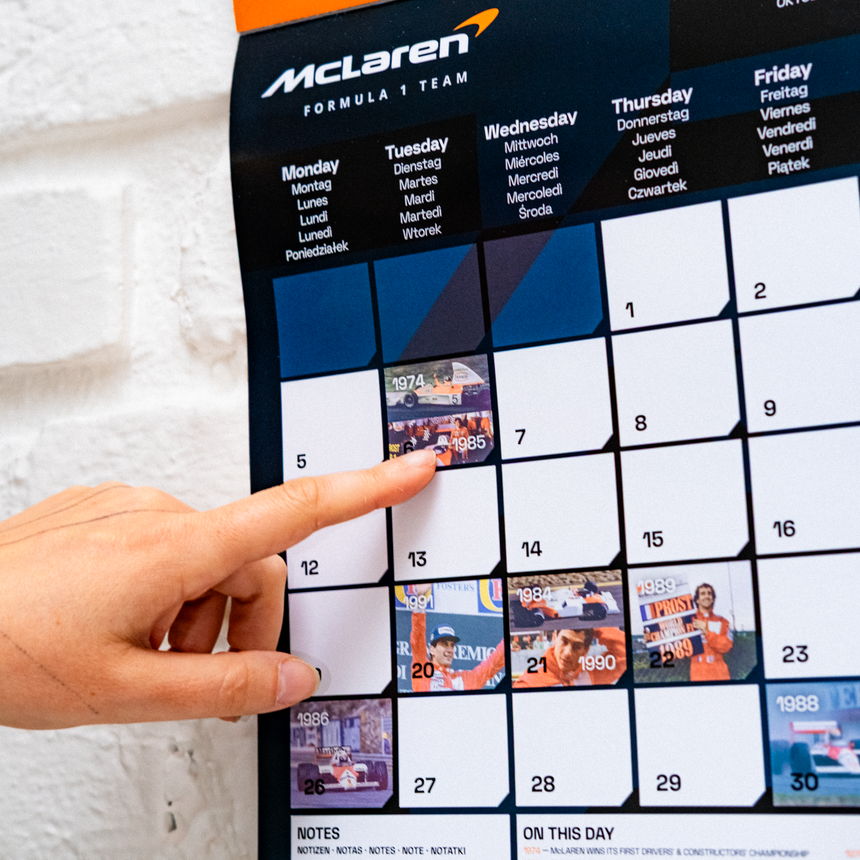 McLaren Formula 1 Team - Official Calendar - 2026