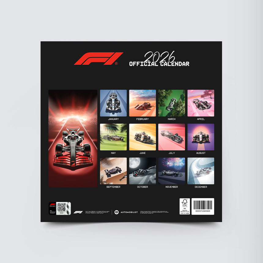 Formula 1® - Official F1 calendar, 2026