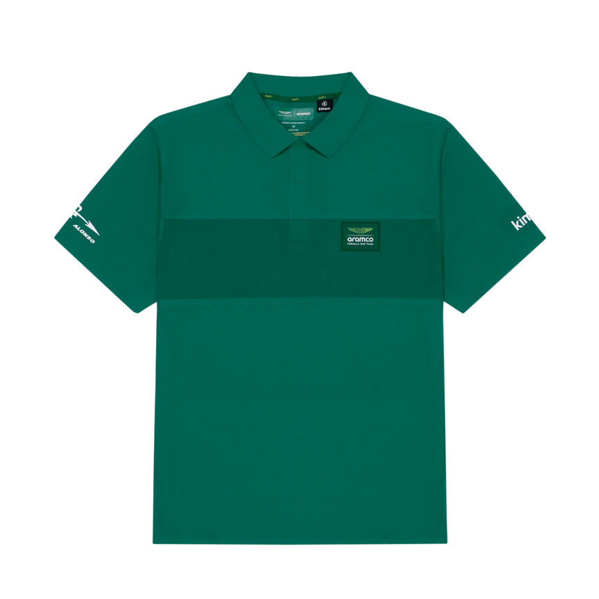 Fernando Alonso polo, Kimoa, minimal, green, 2024