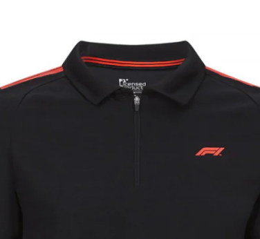 Formula 1 Polo, Formula 1 Logo, Black, 2020