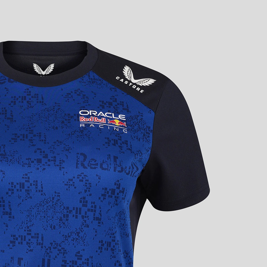 Red Bull t-shirt, team, Isack Hadjar, womens, blue, 2026