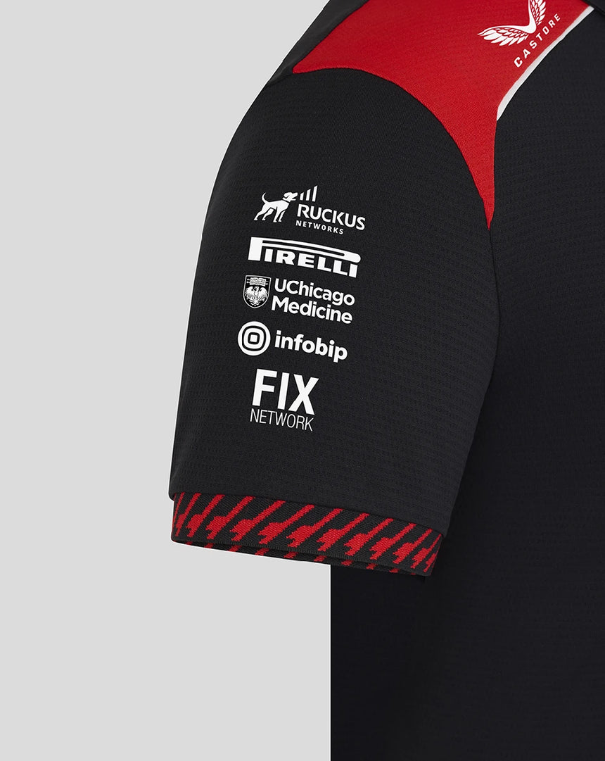 Haas F1 t-shirt, team, womens, black, 2026