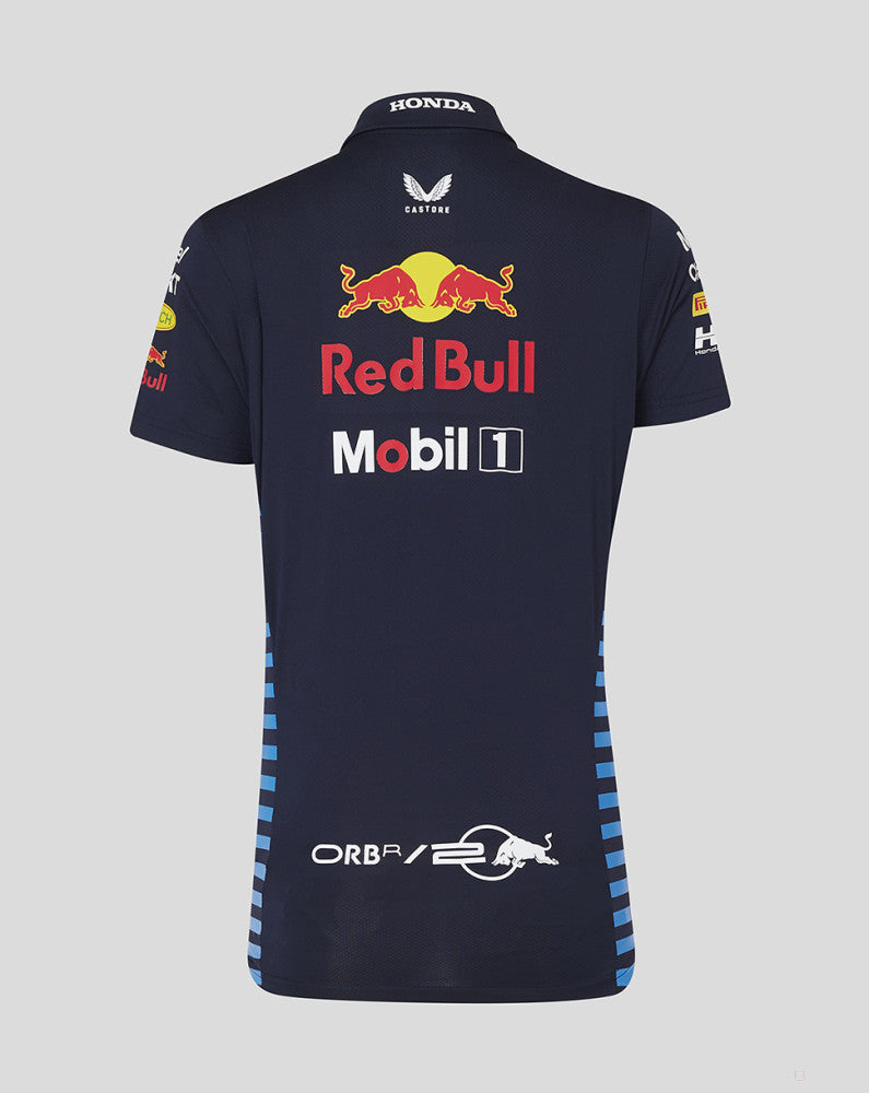 Red Bull polo, Castore, team, women, blue, 2024 - FansBRANDS®