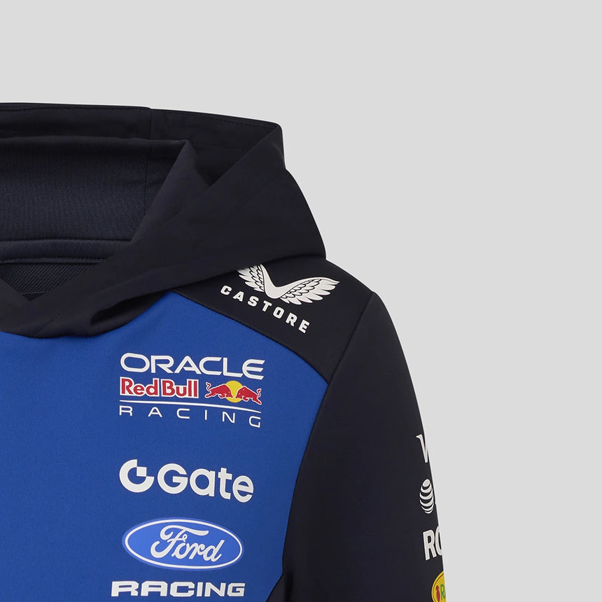 Red Bull hoodie, team, kids, blue