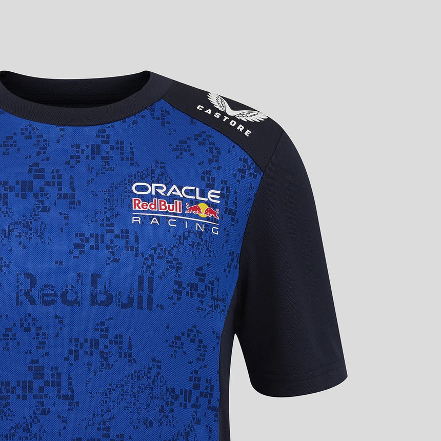 Red Bull t-shirt, team, Max Verstappen, kids, blue, 2026