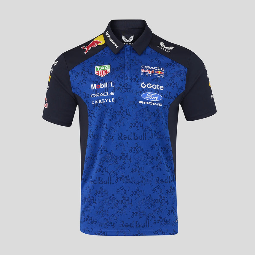 Red Bull polo, team, blue