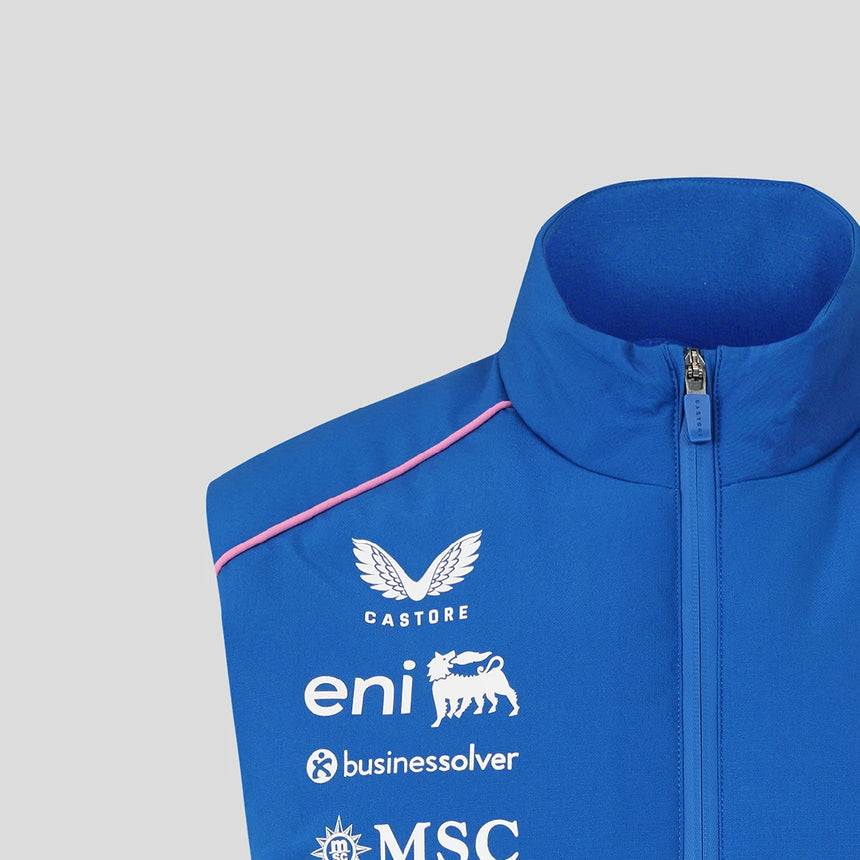 Alpine gilet, team, blue, 2026