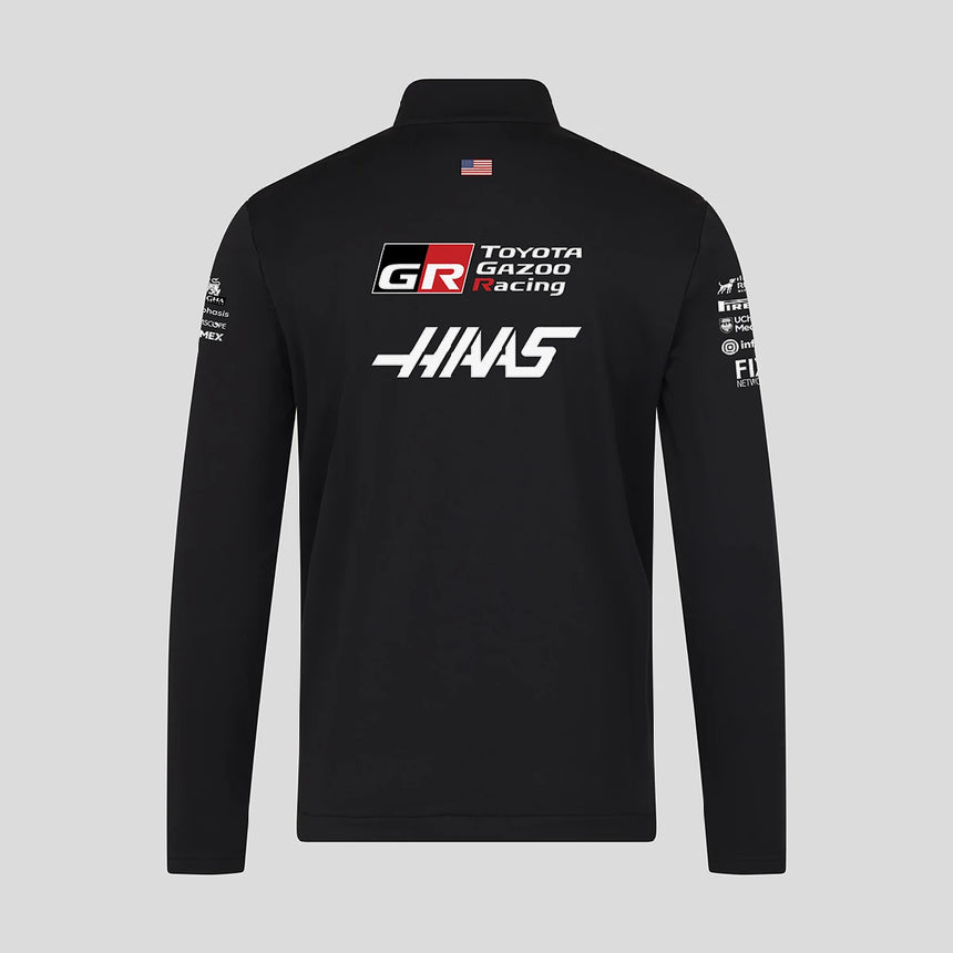 Haas F1 softshell jacket, team, black, 2026