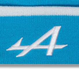 Alpine Stripe Cuff Beanie, Blue