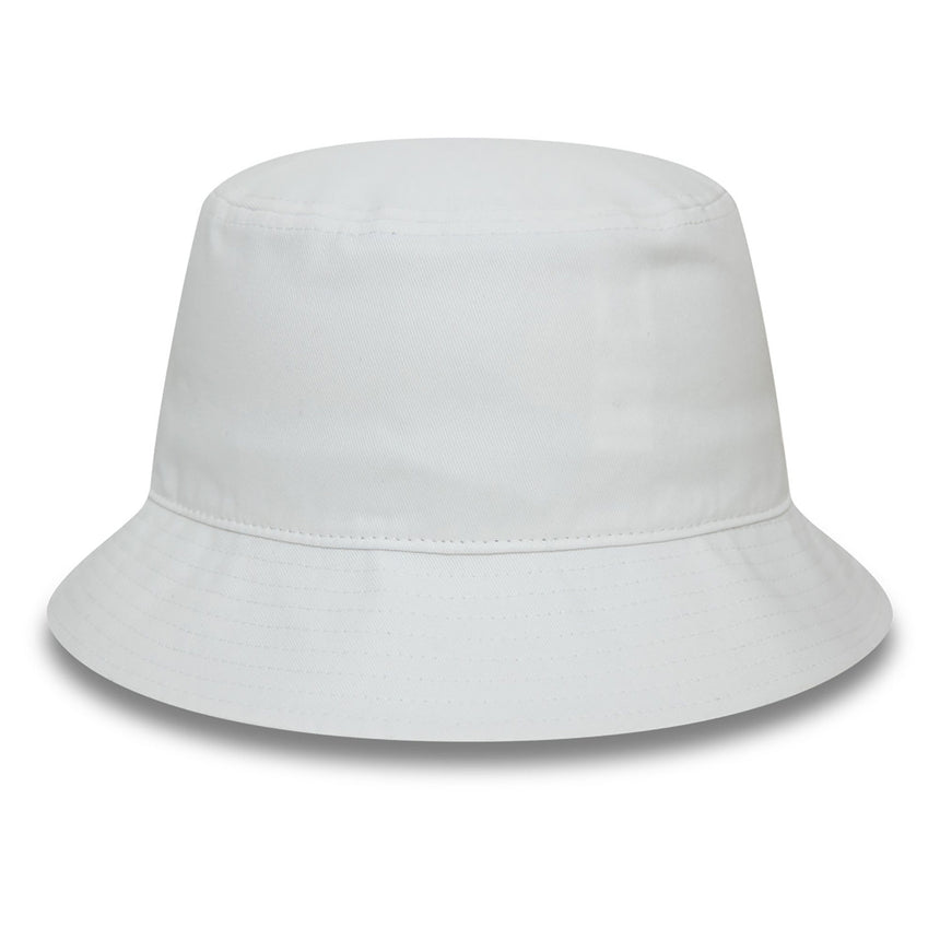 Alpine bucket hat, New Era, metal badge, white