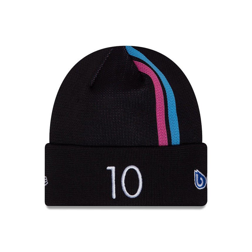 Alpine cap, New Era, Pierre Gasly, beanie, Kids, black, 2024