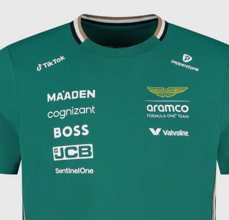 Aston Martin AMF1, Team T-shirt, Fernando Alonso, Green 🔥