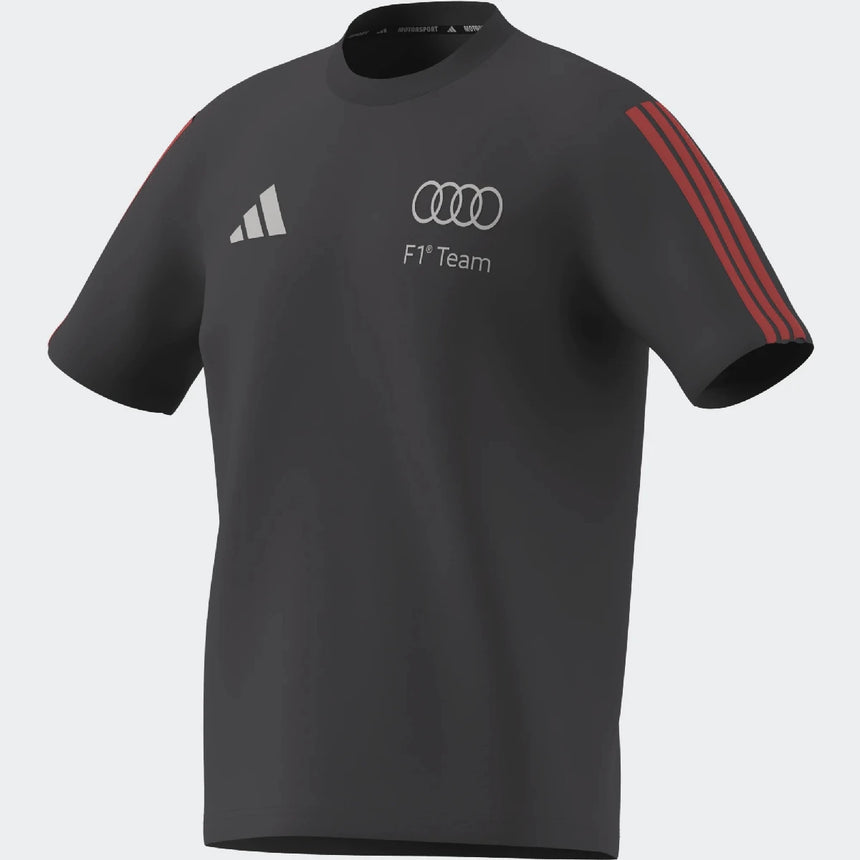 Audi t-shirt, DNA, small logo, adidas, grey