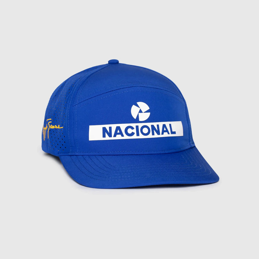 Ayrton Senna cap, nacional, performance, blue