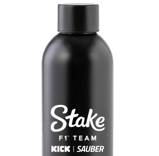 Kick Sauber water bottle, CODE ZERO, black