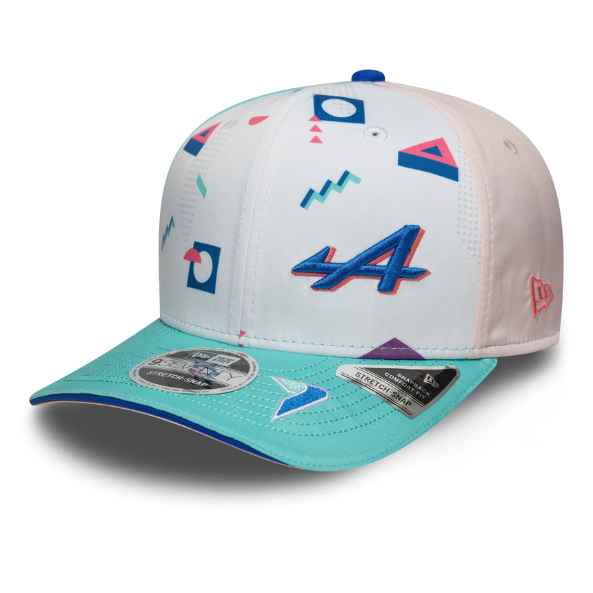 Alpine Esteban Ocon Miami 9Seventy Cap, White 🔥