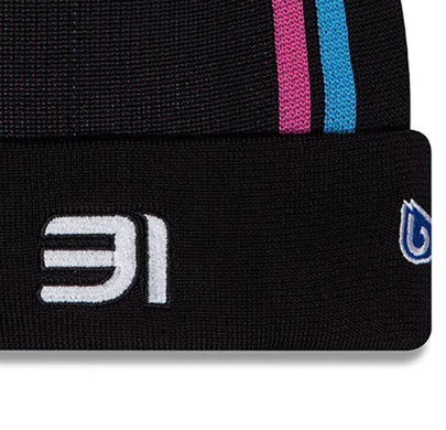 Alpine cap, New Era, Esteban Ocon, beanie, Adult, black, 2024
