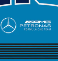 Mercedes George Russell 90X120 Flag Without Pole, Blue