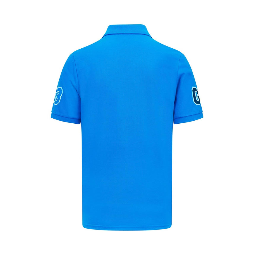 Mercedes Mens George Russell Polo, Blue