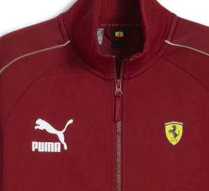Ferrari jacket, Puma, Race Iconic T7 Track, red