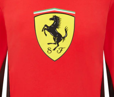 Ferrari Kids Sweater, Shield, Red, 2021