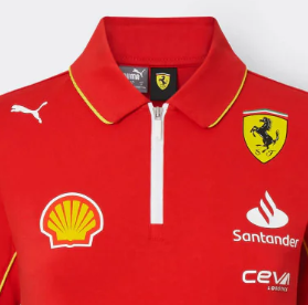 Ferrari polo, Puma, team, women, red, 2024