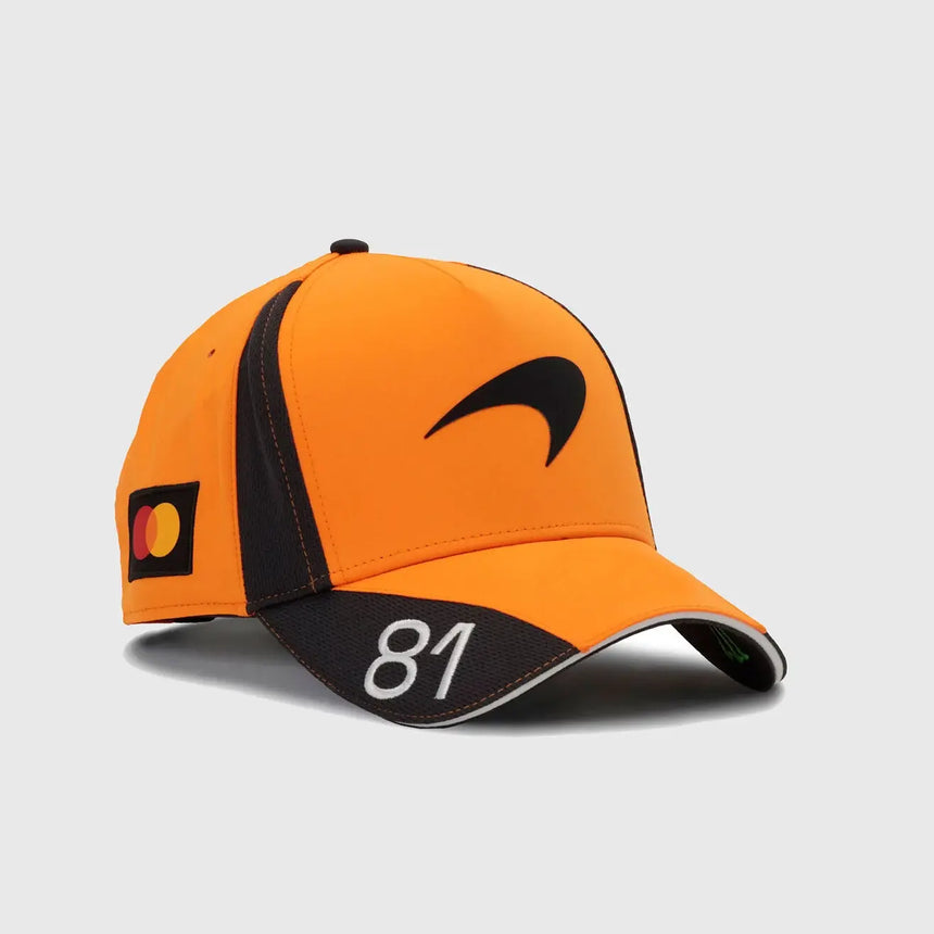 McLaren cap, team, Oscar Piastri, Puma, papaya
