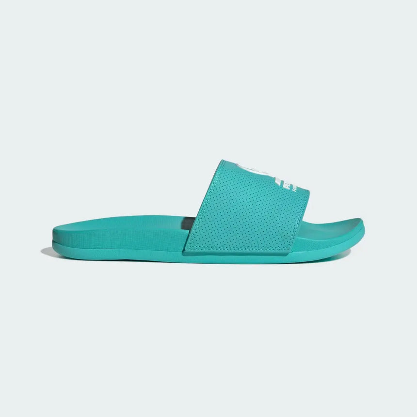 Mercedes adidas slippers, adilette confort, green