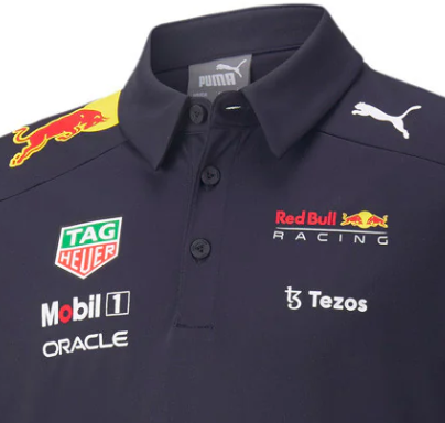 Red Bull Team Kids Polo, Blue, 2022