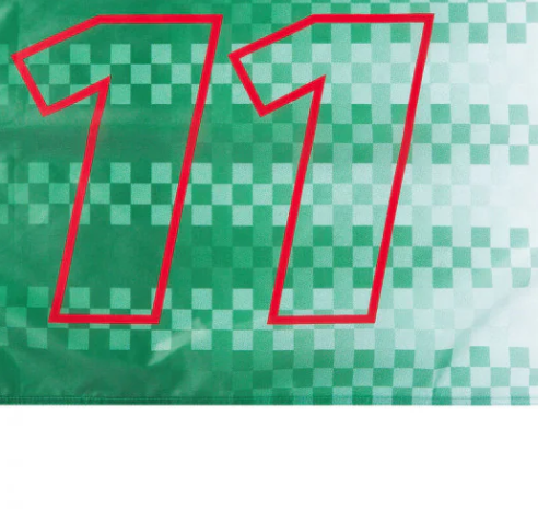 Red Bull Flag, Sergio Pérez, 90x60 cm, Orange, 2021