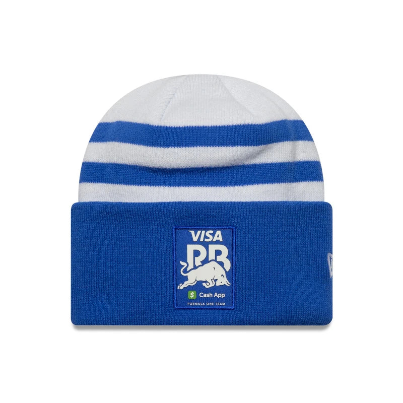 VisaRB Yuki Tsunoda Wide Cuff Knit Cap, White 🔥