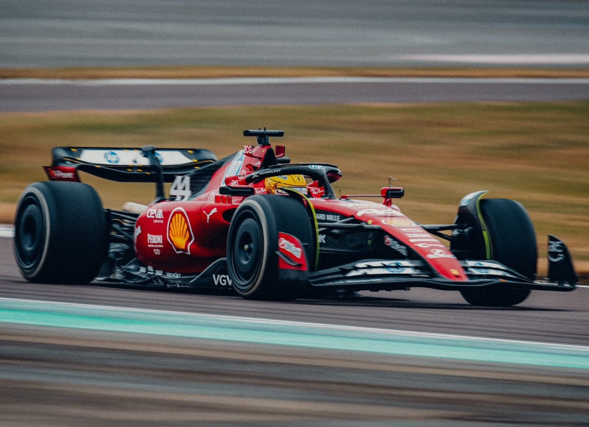 So far, everything is about Hamilton, Leclerc is almost invisible...