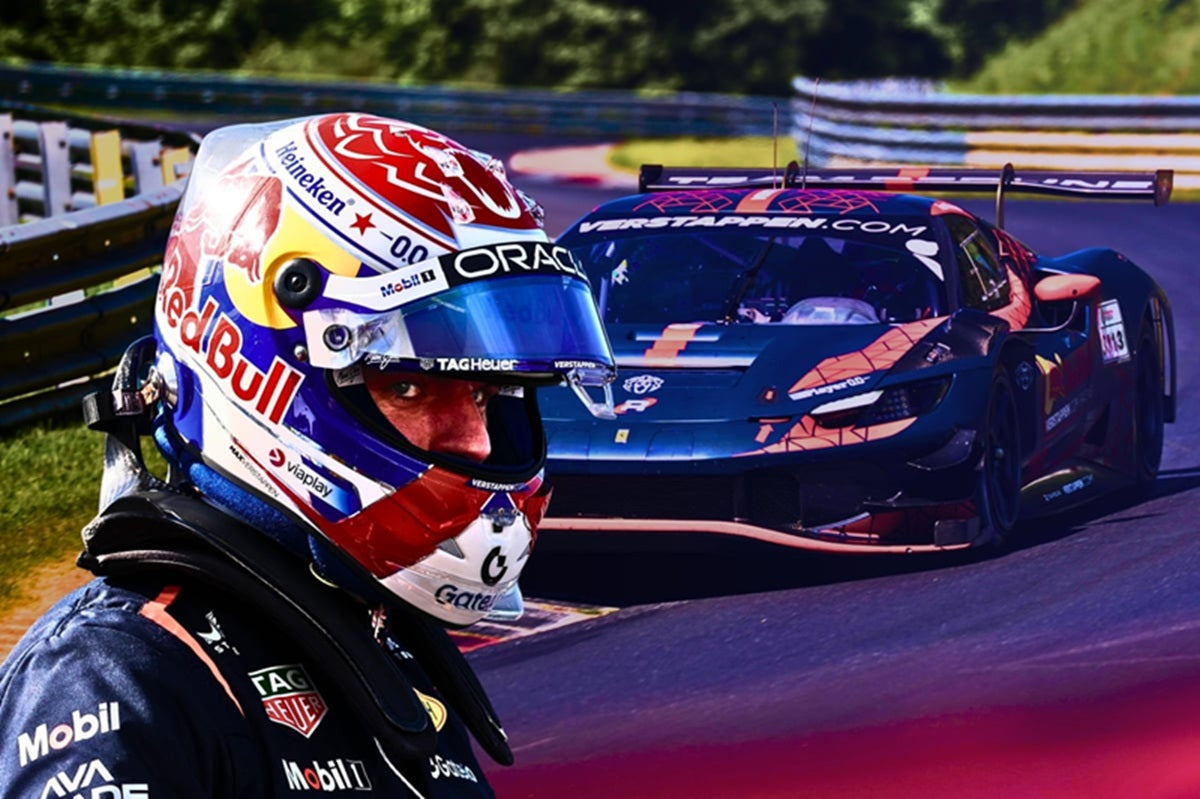 Verstappen tested a GT3 car in Spa.