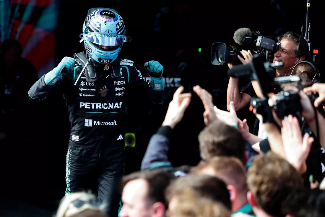 Russell notes Ferrari pace as Mercedes struggles on Friday