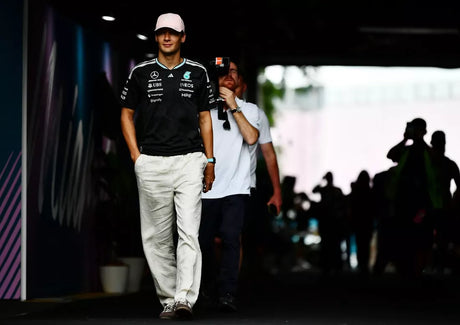 Russell explains water leak problem in qualifying