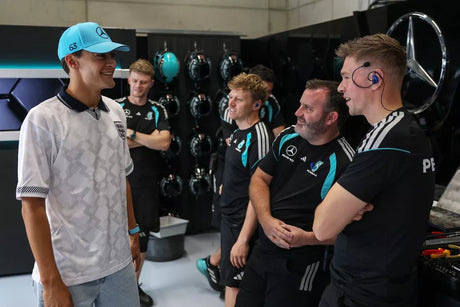 Russell leads after Antonelli’s Mercedes stops in FP1