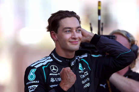 Russell takes pole after penalties shake up grid
