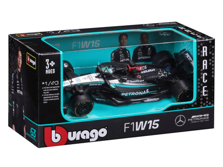 Mercedes F1W15 model car by Bburago box