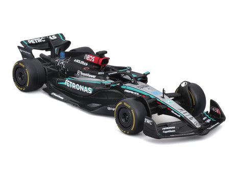Mercedes F1W15 model car by Bburago front view