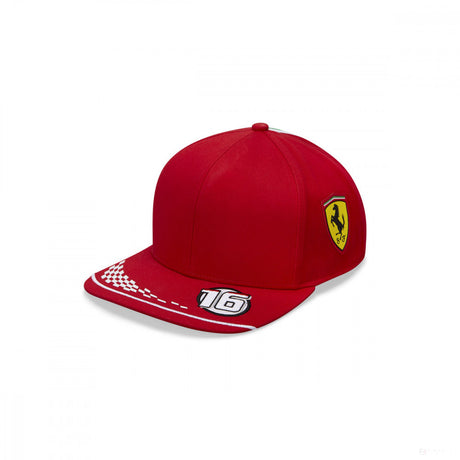 Ferrari Flatbrim Cap, Puma Charles Leclerc, Adult, Red, 20/21 - FansBRANDS®
