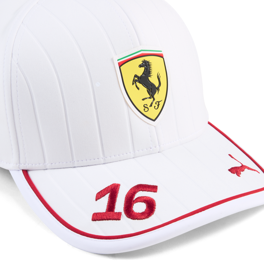 Ferrari, Charles Leclerc, Baseball Cap, white 🔥