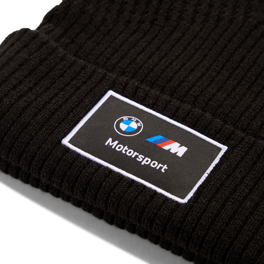 BMW Motorsport MMS Mid Crown Beanie, Puma, Black