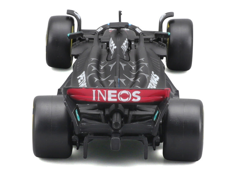 Mercedes model car, F1 W 14 E, bburago, 1:43, George Russell #63, 2023