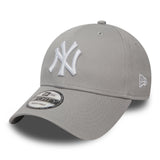 New York Yankees baseball cap, New Era 9FORTY, gray