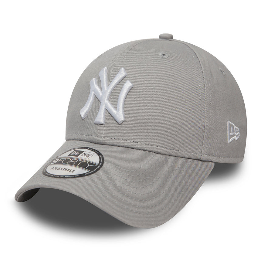 New York Yankees baseball cap, New Era 9FORTY, gray