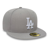 Los Angeles Dodgers cap, New Era, 59FIFITY, Basic, grey