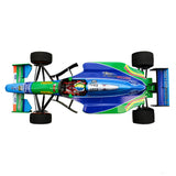 Mick Schumacher Model Car, Benetton Ford B194 Demo Run Belgium GP 2017, 1:18 scale, Blue, 2017 - FansBRANDS®