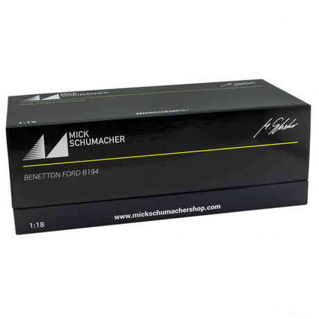 Mick Schumacher Model Car, Benetton Ford B194 Demo Run Belgium GP 2017, 1:18 scale, Blue, 2017 - FansBRANDS®