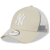 New York Yankees cap, trucker, New Era, 9FORTY, essential, beige